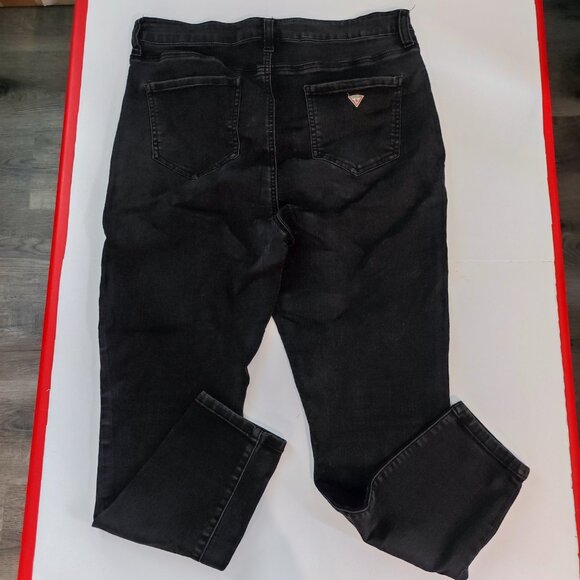 Guess Jeans high-rise stretch black women's size 32 - Picture 3 of 16